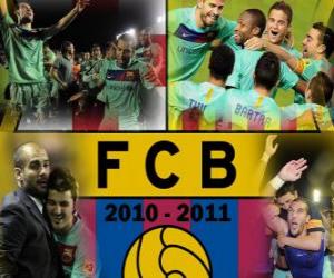 пазл &quot;Барселона Лига Чемпионов BBVA 2010 - 2011